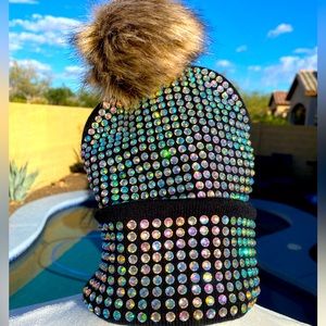 Black Sparkly sequined beanie